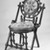 George Jacob Hunzinger (American, born Germany, 1835-1898). <em>Side Chair</em>, patented March 30, 1869. Walnut and upholstery, 32 x 20 x 20 in. (81.3 x 50.8 x 50.8 cm). Brooklyn Museum, Purchase gift of Wolfgang Schoellkopf in memory of his mother, Pauline Schoellkopf, 1997.113. Creative Commons-BY (Photo: Brooklyn Museum, 1997.113_bw_IMLS.jpg)