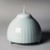 Yagi Akira (Japanese, born 1955). <em>Ribbed Censer (Shinogi Koro) with Small Cover</em>, 1994. Porcelain with seihakuji glaze, 4 1/2 x 4 3/8 in. (11.4 x 11.1 cm). Brooklyn Museum, Gift of Dr. Eleanor Z. Wallace in memory of her husband, Dr. Stanley L. Wallace, 1998.135a-b. Creative Commons-BY (Photo: Brooklyn Museum, 1998.135a-b_transp6300.jpg)