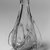 Dominick Labino (American, 1910-1987). <em>Vase</em>, 1971. Glass, 6 5/8 x 4 5/8 x 4 5/8 in. (16.8 x 11.7 x 11.7 cm). Brooklyn Museum, Gift of Emma and Jay Lewis, 1998.147.5. Creative Commons-BY (Photo: Brooklyn Museum, 1998.147.5_bw.jpg)