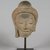  <em>Head of a Buddha</em>, 7th - 8th century. Terracotta, 5 x 4 x 2 3/4in. (12.7 x 10.2 x 7cm). Brooklyn Museum, Gift of Georgia and Michael de Havenon, 1998.178.1. Creative Commons-BY (Photo: Brooklyn Museum, 1998.178.1_PS5.jpg)