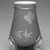 Worcester Royal Porcelain Co. (founded 1751). <em>Vase</em>, ca. 1876. Porcelain, 4 3/4 x 5 1/4 x 3 3/4 in.  (12.1 x 13.3 x 9.5 cm). Brooklyn Museum, Gift of Allen and Sydell Glass in memory of Phyllis Daks, 1998.93.10. Creative Commons-BY (Photo: Brooklyn Museum, 1998.93.10_bw.jpg)