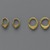 Sumerian. <em>Hoop Earring</em>, ca. 2600-2500 B.C.E. Gold, Diam. 1/2 in. (1.3 cm). Brooklyn Museum, Purchased with funds given by Shelby White, 1999.109.7. Creative Commons-BY (Photo: , 1999.109.6-.9_PS2.jpg)