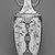 Worcester Royal Porcelain Co. (founded 1751). <em>Vase</em>, 1875. Porcelain, 12 7/8 x 5 1/4 x 2 5/8 in. (32.7 x 13.3 x 6.7 cm). Brooklyn Museum, Gift of the Estate of Harold S. Keller, 1999.152.135. Creative Commons-BY (Photo: Brooklyn Museum, 1999.152.135_bw.jpg)