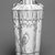 Worcester Royal Porcelain Co. (founded 1751). <em>Vase</em>, ca. 1863. Porcelain, 10 x 4 1/8 x 4 1/8 in. (25.4 x 10.5 x 10.5 cm). Brooklyn Museum, Gift of the Estate of Harold S. Keller, 1999.152.34. Creative Commons-BY (Photo: Brooklyn Museum, 1999.152.34_bw.jpg)
