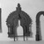 Jain. <em>Small Perforated Arched Screen for an Image of Brass</em>, 18th century. Brass, 10 1/8 x 6 11/16 in. (25.7 x 17 cm). Brooklyn Museum, Robert B. Woodward Memorial Fund, 20.17. Creative Commons-BY (Photo: , 20.17_20.23_34.754_acetate_bw.jpg)