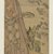 Suzuki Harunobu (Japanese, 1724-1770). <em>A Beauty Playing with a Cat</em>, ca. 1769-1770. Woodblock color print, 27 x 4 5/8 in. (68.5 x 11.7 cm). Brooklyn Museum, Museum Collection Fund, 20.970.1 (Photo: Brooklyn Museum, 20.970.1_PS4.jpg)