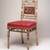 Herter Brothers (American, 1865-1905). <em>Side Chair</em>, ca. 1878. Wood, gilt, fabric, 34 1/4 x 17 x 19 in. (87 x 43.2 x 48.3 cm). Brooklyn Museum, Marie Bernice Bitzer Fund, 2000.4. Creative Commons-BY (Photo: Brooklyn Museum, 2000.4_transp4997.jpg)