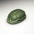 Grueby Faience Co. (1897-1909). <em>Scarab Paperweight</em>, ca. 1904. Glazed earthenware, 1 3/4 x 2 3/4 x 4 in.  (4.4 x 7.0 x 10.2 cm). Brooklyn Museum, H. Randolph Lever Fund, 2001.8. Creative Commons-BY (Photo: Brooklyn Museum, 2001.8_transp4964.jpg)