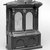 John Higgins. <em>Salesman's Sample of a Parlor Cabinet/Bed</em>, ca. 1870. Walnut, other woods, silvered glass, Closed: 12 7/8 x 9 9/16 x 4 1/4 in. (32.7 x 24.3 x 10.8 cm). Brooklyn Museum, Alfred T. and Caroline S. Zoebisch Fund, 2001.9.1. Creative Commons-BY (Photo: Brooklyn Museum, 2001.9.1_bw.jpg)