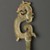  <em>Garment Hook</em>, 20th century. Olive green nephrite, 4 7/8 x 2 x 1/2 in. (12.4 x 5.1 x 1.3 cm). Brooklyn Museum, Gift of Mr. and Mrs. Raymond Hargreaves, 2002.36.4. Creative Commons-BY (Photo: Brooklyn Museum, 2002.36.4_back_PS2.jpg)