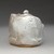 Kaneta Masanao (Japanese, born 1953). <em>Fresh Water Jar (Mizusashi)</em>, 1999. Hagi ware: Glazed Stoneware, 8 1/2 x 8 1/2 in. (21.6 x 21.6 cm). Brooklyn Museum, Gift of Mr. and Mrs. Hiroshi Yanagi, 2002.39. © artist or artist's estate (Photo: Brooklyn Museum, 2002.39_side1_PS9.jpg)