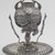  <em>Mate Cup on Saucer</em>, late 19th century. Silver, 7 x 6 3/16 x 6 3/16 in. (17.8 x 15.7 x 15.7 cm). Brooklyn Museum, Gift of Mary Ann Krotzer, 2003.50.1. Creative Commons-BY (Photo: Brooklyn Museum, 2003.50.1.jpg)