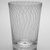 Sol LeWitt (American, 1928-2007). <em>Drinking Glass, One of a Set of Four</em>, 2002. Glass, 5 x 3 3/8 x 3 3/8 in. (12.7 x 8.6 x 8.6 cm). Brooklyn Museum, H. Randolph Lever Fund, 2003.56.1. Creative Commons-BY (Photo: Brooklyn Museum, 2003.56.1.jpg)