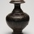  <em>Vase</em>, 12th-13th century. Stoneware with dark brown glaze, 10 1/4 x 7 in. (26 x 17.8 cm). Brooklyn Museum, The Peggy N. and Roger G. Gerry Collection, 2004.28.223. Creative Commons-BY (Photo: Brooklyn Museum, 2004.28.223_view02_PS11.jpg)