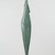 Alexander Archipenko (American, born Ukraine, 1887-1964). <em>The Ray</em>, 1920s. Bronze with green patina, Total height: 74 in., 215 lb. (188 cm, 97.52kg). Brooklyn Museum, Gift of The Beatrice and Samuel A. Seaver Foundation, 2004.37.1a-b. © artist or artist's estate (Photo: Brooklyn Museum, 2004.37.1_back_PS6.jpg)