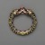  <em>Elephant Bangle</em>, 18th-19th century. Gold with enamel, diamonds, rubies, 3 3/4 × 3 3/4 in. (9.5 × 9.5 cm). Brooklyn Museum, Purchase gift of Samuel S. and Diane P. Stewart, 2005.2. Creative Commons-BY (Photo: Brooklyn Museum, 2005.2_side2_PS2.jpg)