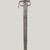 Kongo. <em>Sword</em>. Iron, ivory, 34 in. (86.4 cm). Brooklyn Museum, Gift of Dr. Werner Muensterberger and Michael Ward, 2006.66.10. Creative Commons-BY (Photo: Brooklyn Museum, 2006.66.10_back_PS11.jpg)