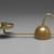 CDE. <em>Candlestick</em>, ca. 1910. Brass, 3 3/4 x 10 x 2 7/8 in. (9.5 x 25.4 x 7.3 cm). Brooklyn Museum, Gift of Mark McDonald in honor of Stuyvasent McReswick, 2006.8. Creative Commons-BY (Photo: Brooklyn Museum, 2006.8_PS2.jpg)