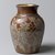 Charles Graham (American, 1854-1907). <em>Vase</em>, Patented April 7, 1885. Glazed stoneware, 7 1/2 x 5 5/8 in. (19.1 x 14.3 cm). Brooklyn Museum, Gift of Jay and Emma Lewis, 2007.22. Creative Commons-BY (Photo: Brooklyn Museum, 2007.22_PS6.jpg)