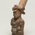Maya. <em>Whistle in the Form of a Seated Male Figure</em>, 600-900. Ceramic, pigment (white, black, and blue), 5 × 2 1/4 × 3 in. (12.7 × 5.7 × 7.6 cm). Brooklyn Museum, Gift in memory of Frederic Zeller, 2009.2.13. Creative Commons-BY (Photo: Brooklyn Museum, 2009.2.13_threequarter_left_PS11.jpg)