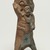 Maya. <em>Whistle in the Form of a Male Figure Wearing a Jaguar Mask</em>, 500-850. Ceramic, pigment, 8 x 3 1/2 x 2 in. (20.3 x 8.9 x 5.1 cm). Brooklyn Museum, Gift in memory of Frederic Zeller, 2009.2.14. Creative Commons-BY (Photo: Brooklyn Museum, 2009.2.14_threequarter_right_PS11.jpg)