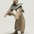 Maya. <em>Figurine of a Nobleman with Detachable Headdress</em>, 600-900. Ceramic, pigment, Figure: 6 1/2 x 3 x 3 in. (16.5 x 7.6 x 7.6 cm). Brooklyn Museum, Gift in memory of Frederic Zeller, 2009.2.18a-b. Creative Commons-BY (Photo: Brooklyn Museum, 2009.2.18a_threequarter_left_PS11.jpg)