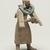 Maya. <em>Figurine of a Nobleman with Detachable Headdress</em>, 600-900. Ceramic, pigment, Figure: 6 1/2 x 3 x 3 in. (16.5 x 7.6 x 7.6 cm). Brooklyn Museum, Gift in memory of Frederic Zeller, 2009.2.18a-b. Creative Commons-BY (Photo: Brooklyn Museum, 2009.2.18a_threequarter_right_PS11.jpg)