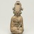 Maya. <em>Whistle in the Form of a Female Figurine</em>, 600-900. Ceramic, pigment, 6 1/2 x 2 1/2 x 3 1/2 in. (16.5 x 6.4 x 8.9 cm). Brooklyn Museum, Gift in memory of Frederic Zeller, 2009.2.20. Creative Commons-BY (Photo: Brooklyn Museum, 2009.2.20_overall_PS11.jpg)