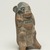 Maya. <em>Whistle in the Form of an Anthropomorphic Toad</em>, 600-900. Ceramic, pigment, 5 x 2 x 1 1/2 in. (12.7 x 5.1 x 3.8 cm). Brooklyn Museum, Gift in memory of Frederic Zeller, 2009.2.21. Creative Commons-BY (Photo: Brooklyn Museum, 2009.2.21_threequarter_right_PS11.jpg)