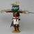probably Henry Shelton (1929-2016). <em>Kachina Doll (Kwahu [Eagle])</em>, 1960-1970. Cottonwood root, acrylic pigment, feathers, yarn, leather, 19 1/2 x 27 x 5 in. (49.5 x 68.6 x 12.7 cm). Brooklyn Museum, Gift of Edith and Hershel Samuels, 2010.6.13. Creative Commons-BY (Photo: Brooklyn Museum, 2010.6.13_front_PS2.jpg)