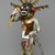 Probably Henry Shelton (1929-2016). <em>Ogre (Chaveyo) Kachina Doll</em>, 1960-1970. Cottonwood root, acrylic pigment, hide, feathers, fur, horse hair, wood, yarn, 23 x 13 1/2 x 10 in. (58.4 x 34.3 x 25.4 cm). Brooklyn Museum, Gift of Edith and Hershel Samuels, 2010.6.15. Creative Commons-BY (Photo: Brooklyn Museum, 2010.6.15_front_PS2.jpg)