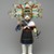 Henry Shelton (1929-2016). <em>Kachina Doll (Paalhikmana)</em>, 1960-1970. Cottonwood root, acrylic pigment, feathers, yarn, beads, 19 x 10 x 5 1/2 in. (48.3 x 25.4 x 14 cm). Brooklyn Museum, Gift of Edith and Hershel Samuels, 2010.6.6. Creative Commons-BY (Photo: Brooklyn Museum, 2010.6.6_front_PS2.jpg)