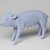 Harry Allen (American, born 1964). <em>Bank in the Form of a Pig</em>, 2004. Polyester resin, cork, 10 1/8 x 18 1/4 x 5 in. (25.7 x 46.4 x 12.7 cm). Brooklyn Museum, Gift of the artist, 2010.73. Creative Commons-BY (Photo: , 2010.73_threequarter_PS11.jpg)