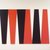 Leon Polk Smith (American, 1906-1996). <em>Arrangement in Black and Red</em>, 1980. Acrylic on canvas, 6 parts, overall: 120 x 180in. (304.8 x 457.2cm). Brooklyn Museum, Bequest of Leon Polk Smith, 2011.12.8a-f. © artist or artist's estate (Photo: Brooklyn Museum, 2011.12.8a-f_transp3085.jpg)