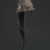 Lega. <em>Bwami Hat for Ngandu or Yananio Level</em>, late 19th or early 20th century. Plant fiber, mollusk shells, cowrie shells, buttons, pangolin scales, and pangolin tail
, 24 x 8 in. (61.0 x 20.3 cm). Brooklyn Museum, Designated Purchase Fund, 2011.3.2. Creative Commons-BY (Photo: Brooklyn Museum, 2011.3.2_front_PS6.jpg)