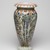 James Carr (American, 1820-1904). <em>Vase</em>, ca.1875. Glazed earthenware, 13 7/8 × 6 1/2 in. (35.2 × 16.5 cm). Brooklyn Museum, Harold S. Keller Fund, 2011.40.1. Creative Commons-BY (Photo: , 2011.40.1_view01_PS9.jpg)