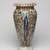 James Carr (American, 1820–1904). <em>Vase</em>, ca.1875. Glazed earthenware, 13 7/8 × 6 1/2 in. (35.2 × 16.5 cm). Brooklyn Museum, Harold S. Keller Fund, 2011.40.1. Creative Commons-BY (Photo: , 2011.40.1_view02_PS9.jpg)