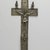 Kongo. <em>Crucifix (Nkangi Kiditu)</em>, early 17th century. Copper alloy, 13 1/2 x 6 x 1 in. (34.3 x 15.2 x 2.5 cm). Brooklyn Museum, Gift of Jean C. and Raymond E. Britt Jr. Collection, by exchange
, 2011.74. Creative Commons-BY (Photo: Brooklyn Museum, 2011.74_PS6.jpg)