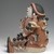 Helen Cordero (Ko-Tyit (Cochiti Pueblo), 1915-1994). <em>Storyteller Pottery Sculpture</em>, 1987. Clay, pigment, 12 x 8 1/4 x 10 in. (30.5 x 21 x 25.4 cm). Brooklyn Museum, Gift of Joann and Sidney Rosoff, 2012.26.1. © artist or artist's estate (Photo: Brooklyn Museum, 2012.26.1_profile_PS9.jpg)