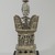  <em>Reliquary in the Shape of a Stupa</em>, 986 C.E. Silver, height: 14 in. (35.6 cm). Brooklyn Museum, Gift of Mrs. Walter N. Rothschild and anonymous gift, by exchange
, 2012.5a-d. Creative Commons-BY (Photo: Brooklyn Museum, 2012.5_side4_PS6.jpg)