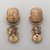 Korean. <em>Pair of Earrings</em>, 6th century C.E. Gold, probably over a lacquer core, Length of each earring: 3 9/16 in. (9 cm). Brooklyn Museum, Gift of Theodora Wilbour and Jane Van Vleck, by exchange and Designated Purchase Fund, 2013.3a-b. Creative Commons-BY (Photo: Brooklyn Museum, 2013.3a-b_PS9.jpg)
