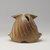 Kakurezaki Ryuichi (Japanese, born 1950). <em>Vase in the Shape of a Helmet</em>, 1995. Stoneware with ash glaze; bizen ware, 6 1/8 x 7 1/2 x 5 7/16 in. (15.5 x 19 x 13.8 cm). Brooklyn Museum, Gift of Shelly and Lester Richter, 2013.83.11. Creative Commons-BY (Photo: Brooklyn Museum, 2013.83.11_side1_PS9.jpg)