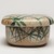 Attributed to Ogata Kenzan (Japanese, 1663-1743). <em>Food Container and Cover</em>, 18th century. Glazed earthenware Brooklyn Museum, Gift of Dr. and Mrs. Richard Dickes, 2014.107.2a-b (Photo: Brooklyn Museum, 2014.107.2a-b_overall_PS11.jpg)
