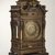 Daniel Cottier (American, born Scotland, 1838-1881). <em>Clock</em>, 1883. Mahogany, brass, other metals, glass, 24 x 15 3/8 x 10 3/4 in. (61 x 39.1 x 27.3 cm). Brooklyn Museum, Marie Bernice Bitzer Fund, 2014.40.2a-e. Creative Commons-BY (Photo: Brooklyn Museum, 2014.40.2a-e_threequarter_PS9.jpg)