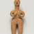 Ancient Near Eastern. <em>Female Figurine</em>, ca. 1000-800 B.C.E. Clay, 7 1/2 x Diam. 2 3/4 in. (19 x 7 cm). Brooklyn Museum, Gift of the Arthur M. Sackler Foundation, NYC, in memory of James F. Romano, 2015.65.25. Creative Commons-BY (Photo: Brooklyn Museum, 2015.65.25_view01_PS11.jpg)