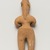 Ancient Near Eastern. <em>Female Figurine</em>, ca. 1000-800 B.C.E. Clay, 7 1/2 x Diam. 2 3/4 in. (19 x 7 cm). Brooklyn Museum, Gift of the Arthur M. Sackler Foundation, NYC, in memory of James F. Romano, 2015.65.25. Creative Commons-BY (Photo: Brooklyn Museum, 2015.65.25_view02_PS11.jpg)