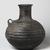  <em>Ribbed Jug</em>, 1st millennium B.C.E. Clay, slip, 10 5/8 x Diam. 9 7/16 in. (27 x 24 cm). Brooklyn Museum, Gift of the Arthur M. Sackler Foundation, NYC, in memory of James F. Romano, 2015.65.2. Creative Commons-BY (Photo: Brooklyn Museum, 2015.65.2_view02_PS11.jpg)