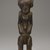 Sikasingo (Basilugesi subgroup) artist. <em>Male Commemorative Figure (Misi)</em>, early 20th century. Wood, with mount: 17 1/8 x 4 15/16 in. (43.5 x 12.5 cm). Brooklyn Museum, Gift of the Ralph and Fanny Ellison Charitable Trust, 2015.88.1. Creative Commons-BY (Photo: Brooklyn Museum, 2015.88.1_front_PS9.jpg)