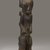 Sikasingo (Basilugesi subgroup) artist. <em>Male Commemorative Figure (Misi)</em>, early 20th century. Wood, with mount: 17 1/8 x 4 15/16 in. (43.5 x 12.5 cm). Brooklyn Museum, Gift of the Ralph and Fanny Ellison Charitable Trust, 2015.88.1. Creative Commons-BY (Photo: Brooklyn Museum, 2015.88.1_threequarter_PS9.jpg)