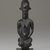Punu artist. <em>Figure of a Female</em>. Wood, pigment, with mount: 9 1/4 x 3 in. (23.5 x 7.6 cm). Brooklyn Museum, Gift of the Ralph and Fanny Ellison Charitable Trust, 2015.88.5. Creative Commons-BY (Photo: Brooklyn Museum, 2015.88.5_front_PS9.jpg)